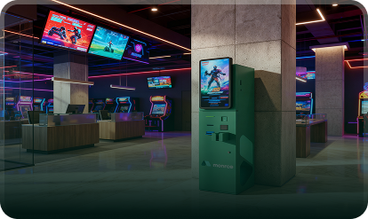 Gaming ATM interior